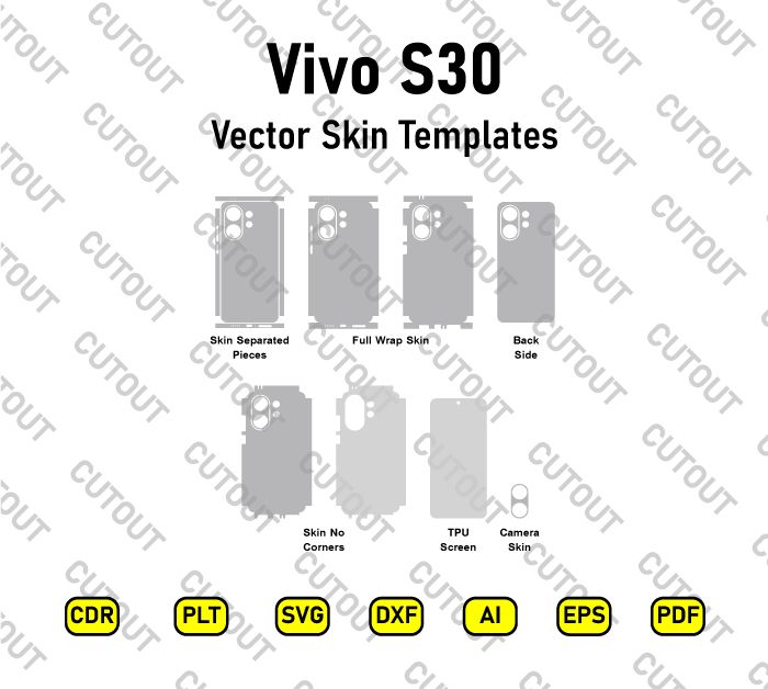 Vivo S30 Vector Skin Cut Files