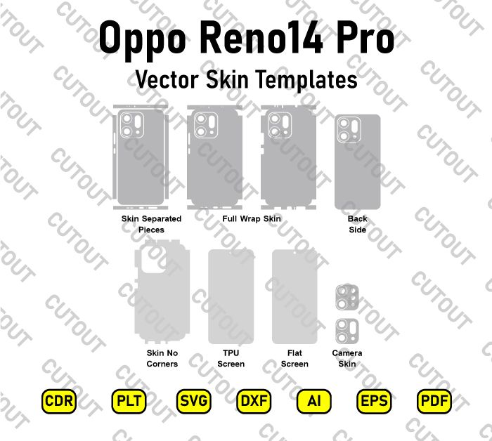 Oppo Reno 14 Pro Vector Skin Cut Files