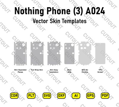 Nothing Phone (3) A024 Vector Skin Cut Files