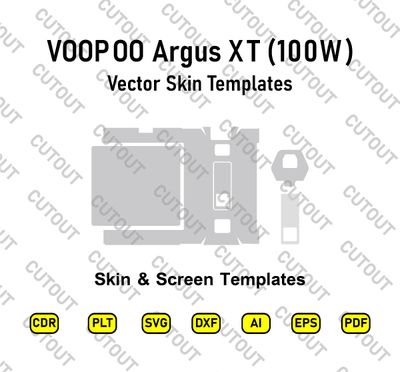 VOOPOO ARGUS XT (100W) Vector Skin Templates
