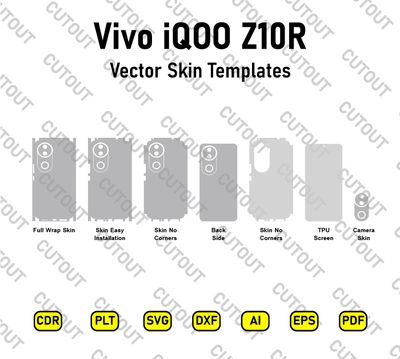 Vivo iQOO Z10R Vector Skin Cut Files