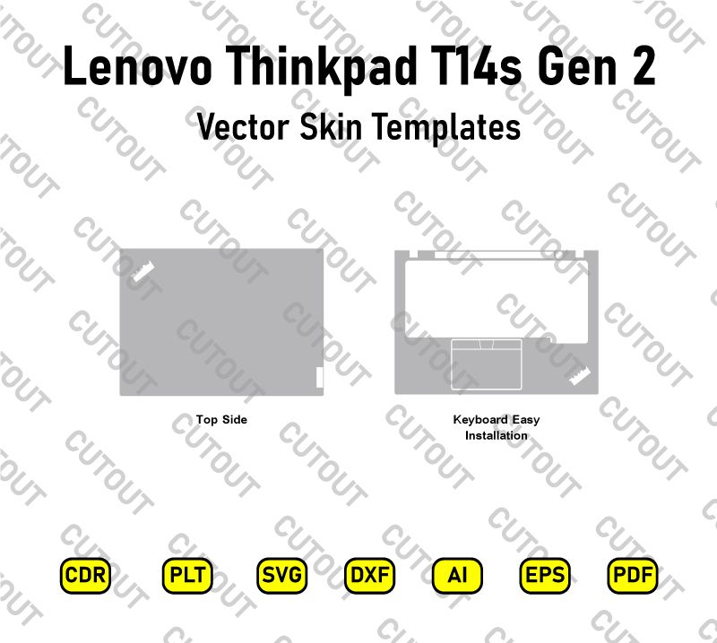 Lenovo Thinkpad T14s Gen 2 Vector Skin Cut Files