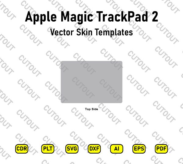 Apple Magic TrackPad 2 Vector Skin Cut Files