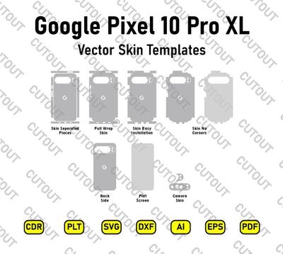 Google Pixel 10 Series Vector Skin Cut Files