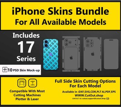 All iPhone Models Cut File Bundle