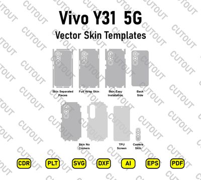Vivo Y31 5G 2025 Vector Skin Cut Files