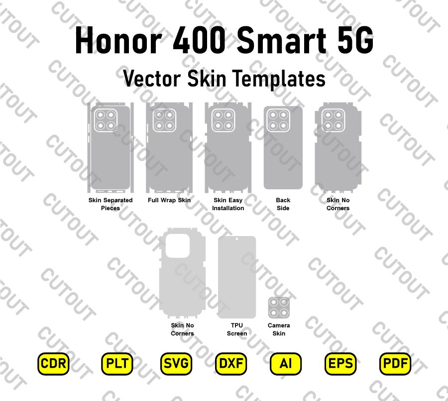 Honor 400 Smart 5G Vector Skin Cut Files