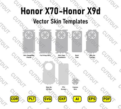 ​Honor X70-Honor X9d Vektor-Skins-Schnittdateien