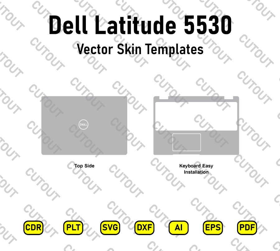 Dell Latitude 5530 Vector Skin Cut Files