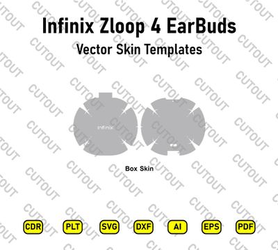 ​Infinix Zloop 4 EarBuds Vector-Schnittdateien
