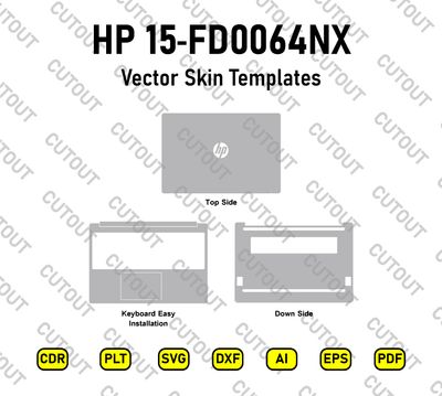 HP 15-FD0064NX Vector Skin Cut Files
