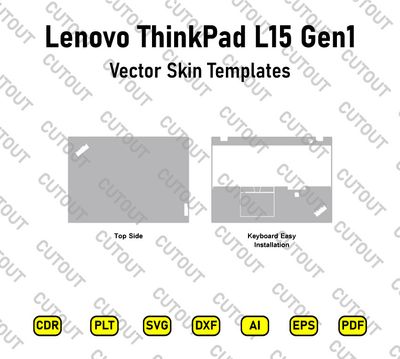 Lenovo ThinkPad L15 Gen1 Vector Skin Cut Files