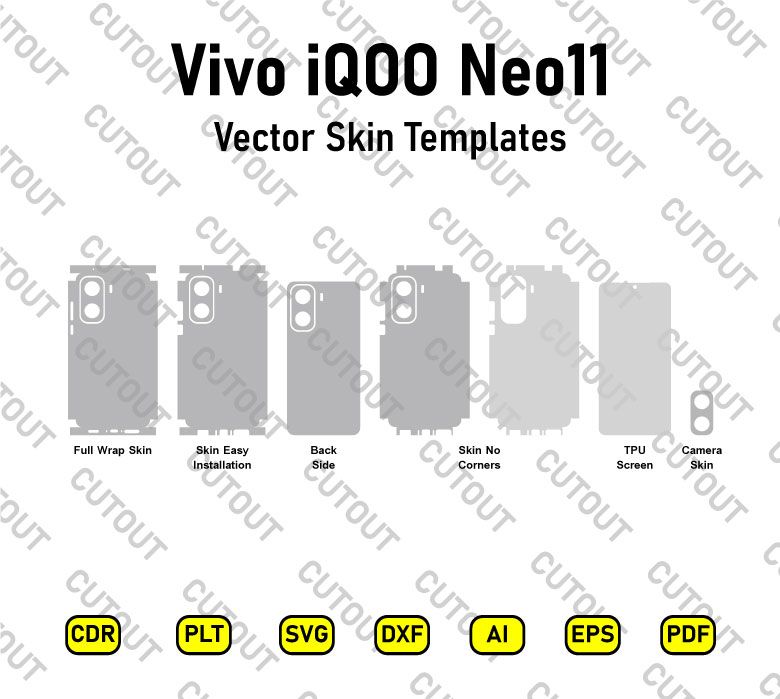 Vivo iQOO Neo11 Vector Skin Cut Files