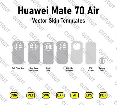 Huawei Mate 70 Air Vector Skin Cut Files