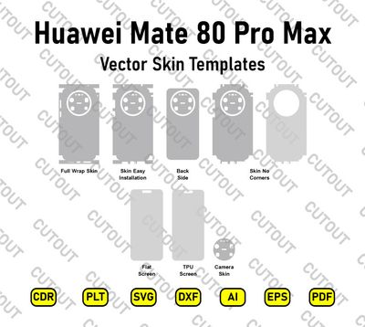 Huawei Mate 80 Pro Max Vector Skin Cut Files