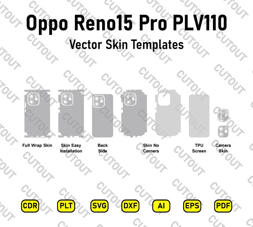 Oppo Reno15 Pro Vector Skin Cut Files