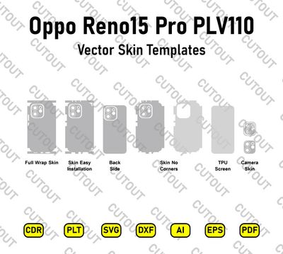 Oppo Reno15 Pro Vector Skin Cut Files