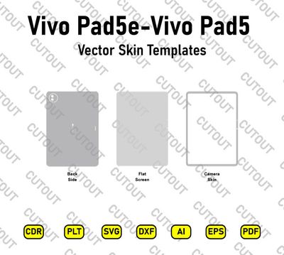 Archivos de corte vectorial para Vivo Pad5e-Vivo Pad5