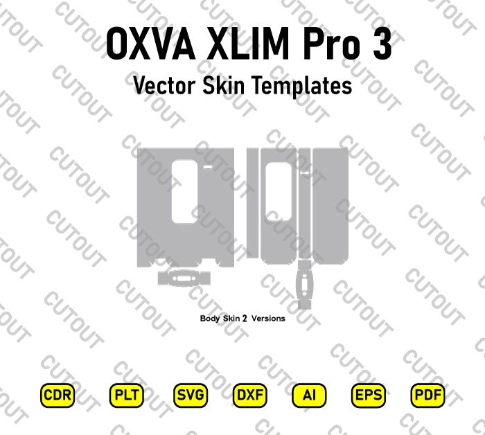 OXVA XLIM Pro 3 Vector Skin Cut Files