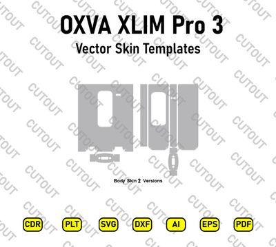 OXVA XLIM Pro 3 Vector Skin Cut Files