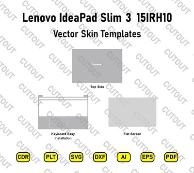 Lenovo IdeaPad Slim 3 15IRH10 Vector Skin Cut Files