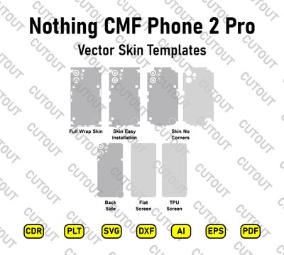 Nothing CMF Phone 2 Pro Vector Skin Cut Files