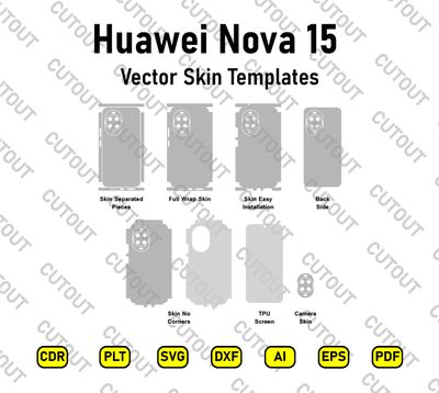 Huawei Nova 15 Vector Skin Cut Files