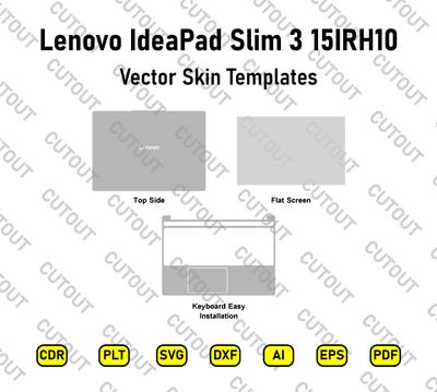 Lenovo IdeaPad Slim 3 15IRH10 Vector Skin Cut Files