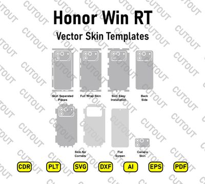 Honor Win RT Vector Skin Cut Files