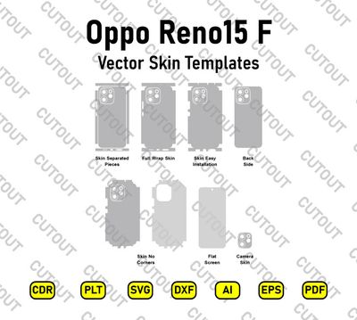Oppo Reno15 F CPH2801 Vector Skin Cut Files