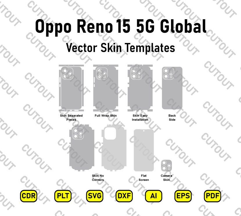 Oppo Reno15 5G Global Vector Skin Cut Files