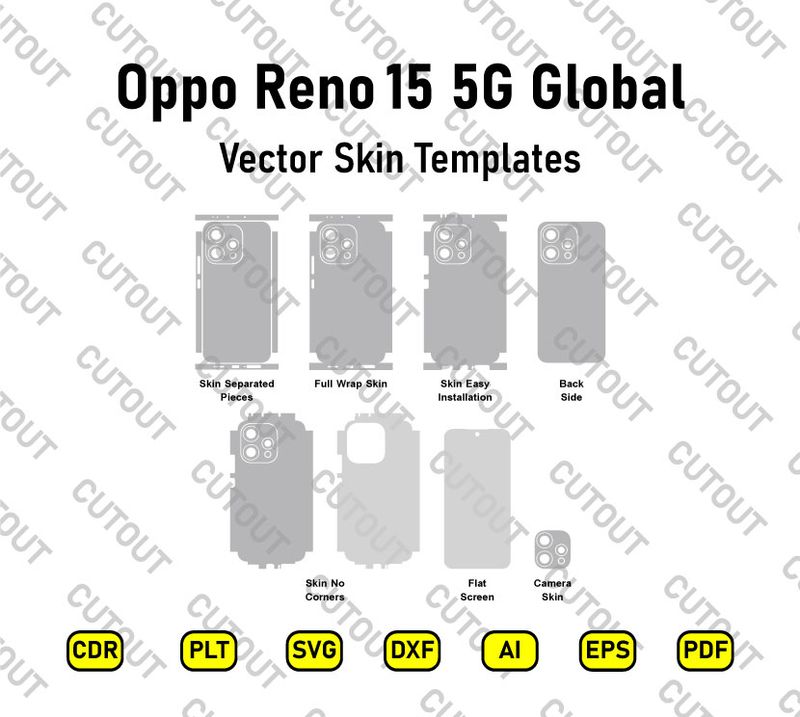 Oppo Reno15 5G Global Vector Skin Cut Files