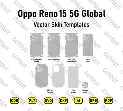 Oppo Reno15 5G Global Vector Skin Cut Files