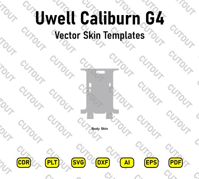 Uwell Caliburn G4 Vector Skin Cut Files