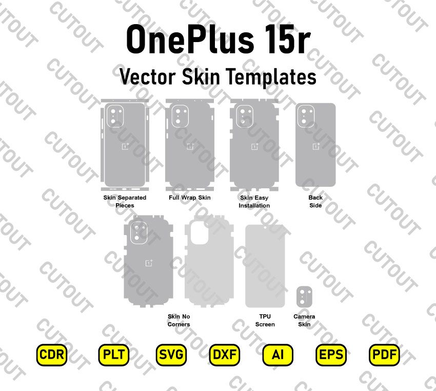 OnePlus 15r Vector Skin Cut Files