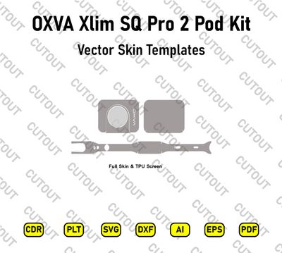 Oxva Xlim SQ Pro 2 Pod Kit Vector Skin Cut Files