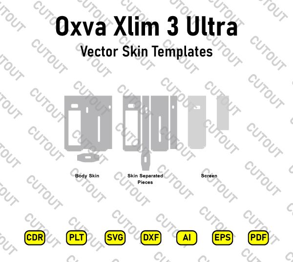 Oxva Xlim 3 Ultra Vector Skin Cut Files