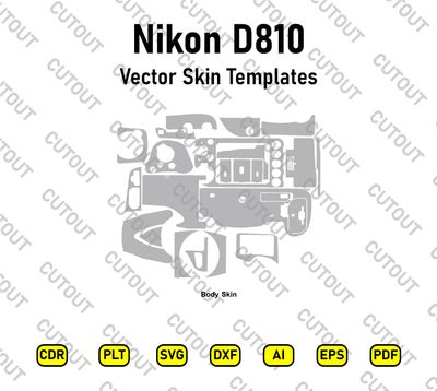 Nikon D810 Vector Skin Cut Files