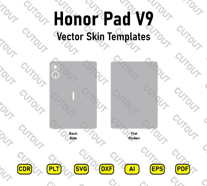 Honor Pad V9 11.5  Vector Skin Cut Files