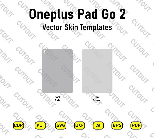 Oneplus Pad Go 2 Vector Skin Cut Files