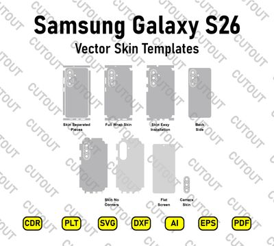 Samsung Galaxy S26 Vector Skin Cut Files