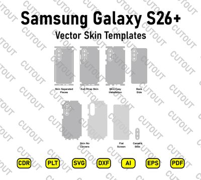 Samsung Galaxy S26+ (2026) Vector Skin Cut Files