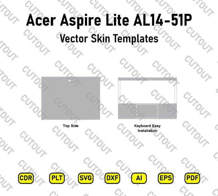 Acer Aspire Lite AL14-51P Vector Skin Cut Files