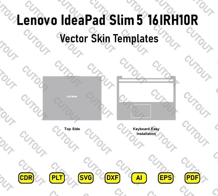 Lenovo IdeaPad Slim 5 16IRH10R Vector Skin Cut Files