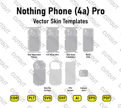 Nothing Phone (4a) Pro Vector Skin Cut Files