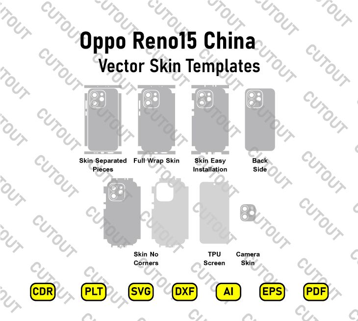 Oppo Reno15 China PLW110 Vector Skin Cut Files