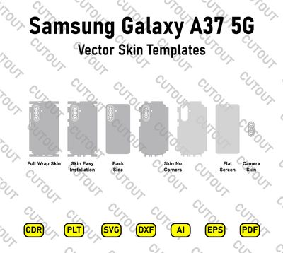 Samsung Galaxy A37 5G Vector Skin Cut Files