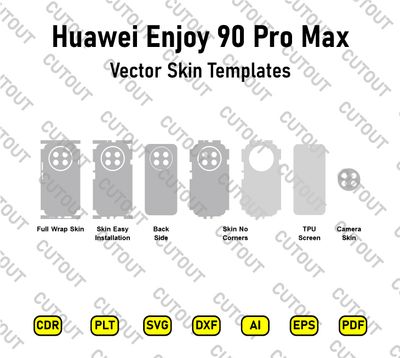 Huawei Enjoy 90 Pro Max Vector Skin Cut Files