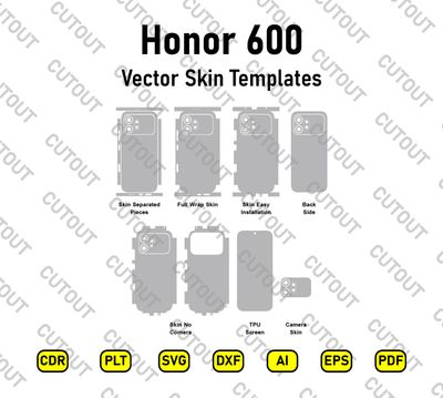 Honor 600 (VKJ-NX9)Vector Skin Cut Files