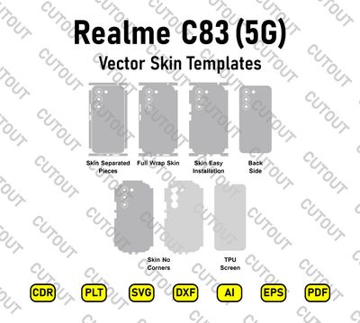 Realme C83 5G Vector Skin Cut Files